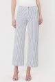High Rise Striped Patch Pocket Jean