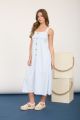 Striped Maxi Dress Blue