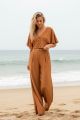 Wide Leg Pants Brown