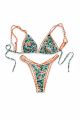 Floral Triangle Top Green