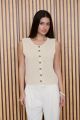 Knit Vest Cream