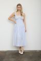 Striped Button Detail Maxi Dress