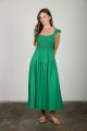 Smocked Top Dress Green