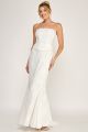 Lace & Corset Maxi Dress White