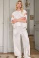 Striped Pants Khaki