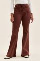 Lace Up Flare Jeans