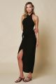 Front Wrap Maxi Dress