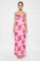 Floral Mesh Maxi Dress