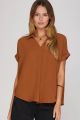 Collared Blouse Camel